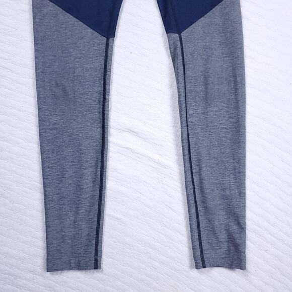 Outdoor Voices Womens 7/8 Springs Colorblock Leggings Charcoal/Navy/Graphite| M - Picture 4 of 13